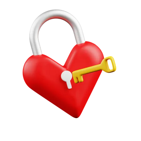 Love Lock  3D Icon