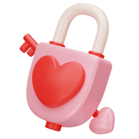 Love Lock  3D Icon