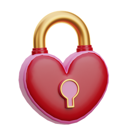 Love Lock  3D Icon