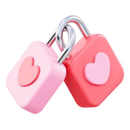 Love Lock  3D Icon