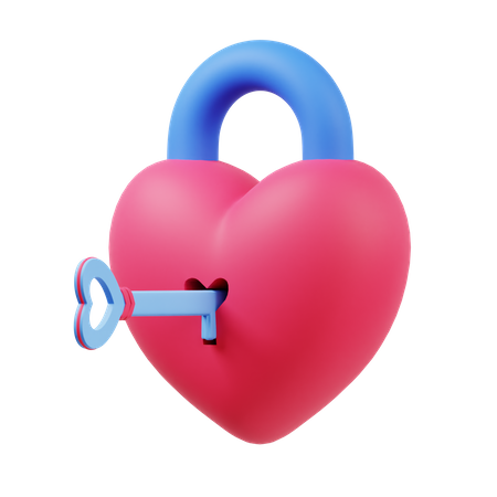 Love Lock  3D Icon