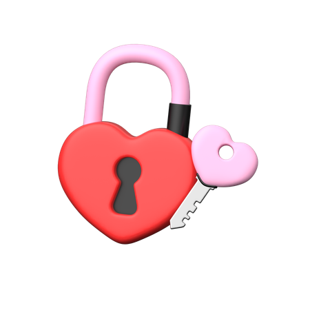Love Lock  3D Icon