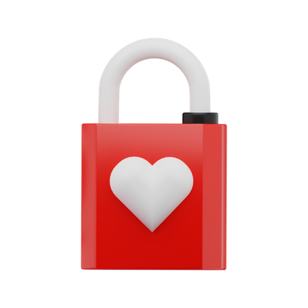 Love lock 3D Icon