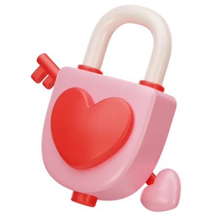 Love Lock  3D Icon