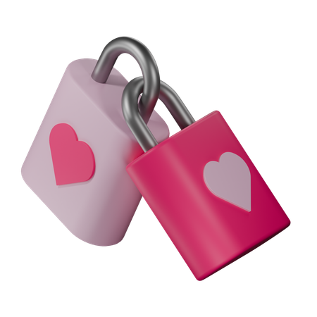 Love Locks  3D Icon
