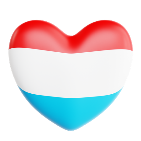 Love Luxembourg  3D Icon