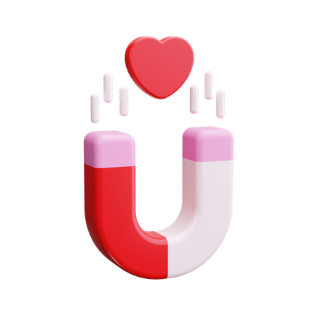 Love Magnet  3D Icon
