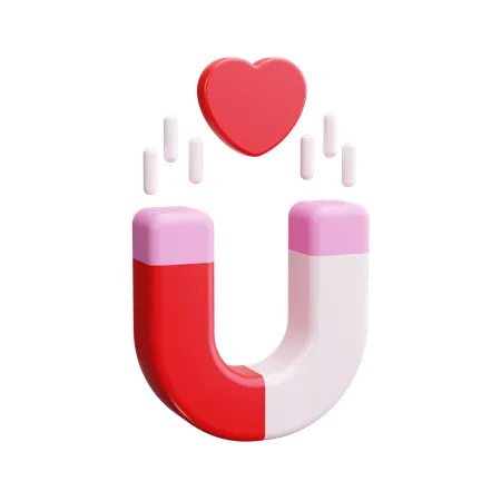 Love Magnet  3D Icon
