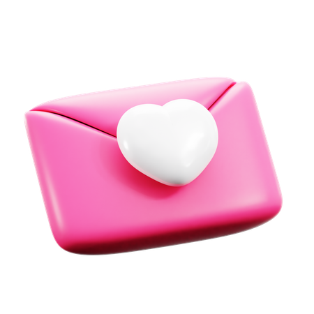 Love Mail  3D Icon