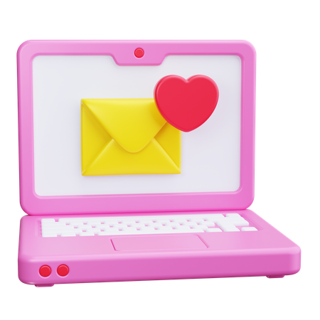 Love Mail  3D Icon