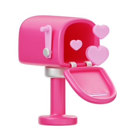 Love Mailbox  3D Icon