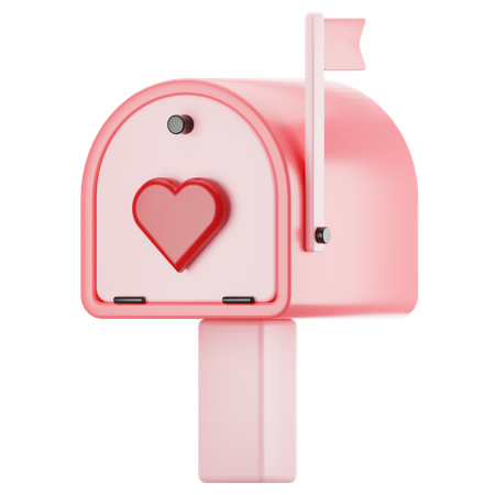 Love mailbox  3D Icon