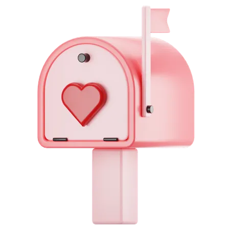 Love mailbox  3D Icon