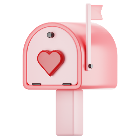 Love mailbox  3D Icon