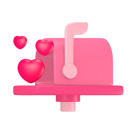 Love Mailbox  3D Icon