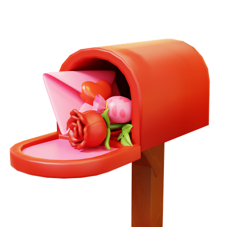 Love Mailbox  3D Icon