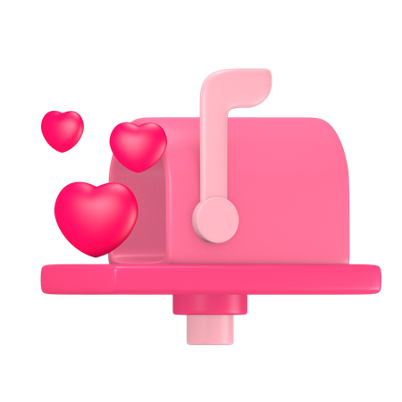 Love Mailbox 3D Icon