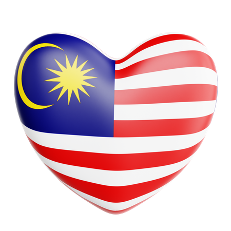 Love Malaysia  3D Icon