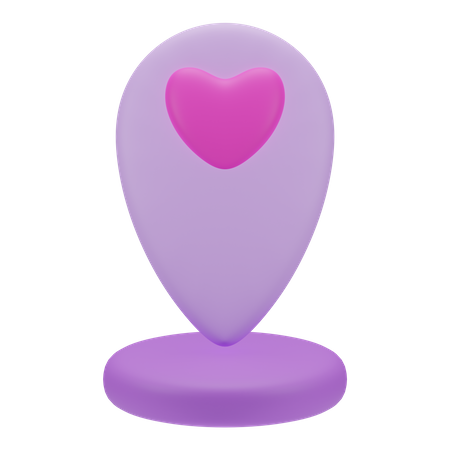 Love Map  3D Icon