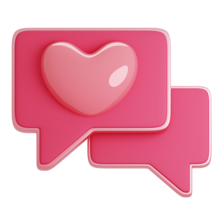 Love Message  3D Icon