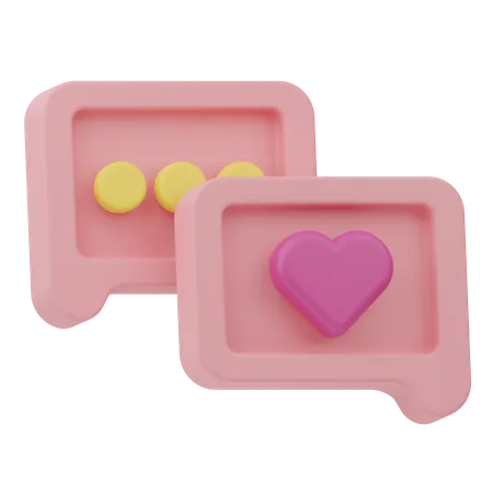 Love Message  3D Icon