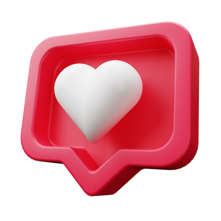 Love Message  3D Icon