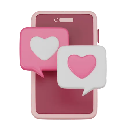 Love Message  3D Icon