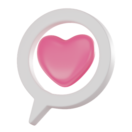 Love Message  3D Icon