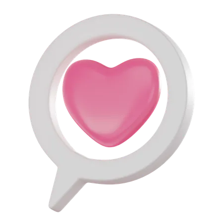 Love Message  3D Icon