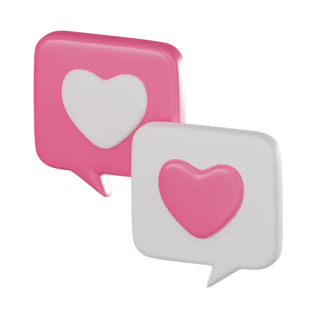 Love Message  3D Icon