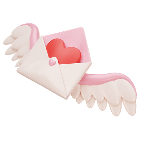 Love Message  3D Icon