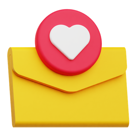 Love Message  3D Icon