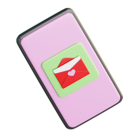 Love Message  3D Icon