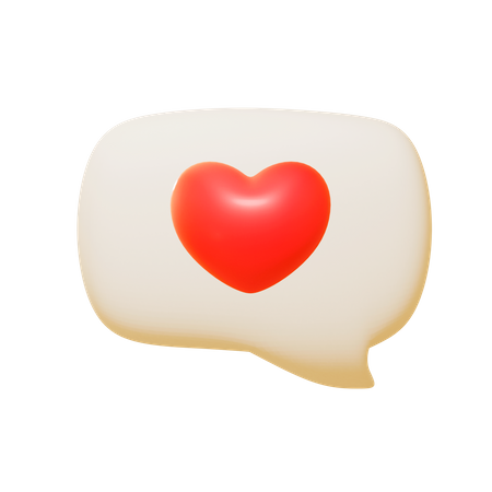 Love Message  3D Icon