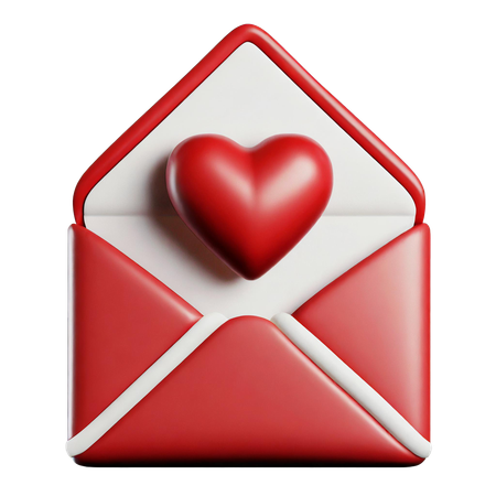 Love Message  3D Icon