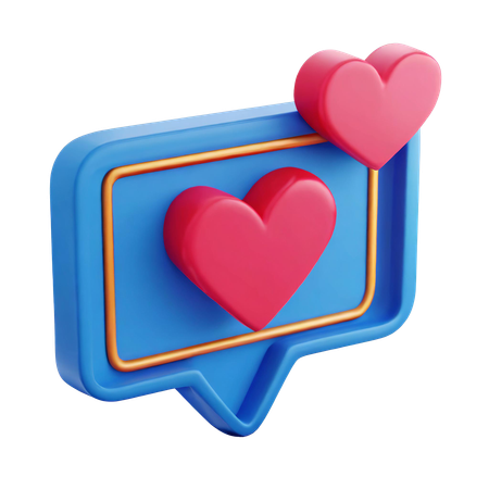 Love Message  3D Icon