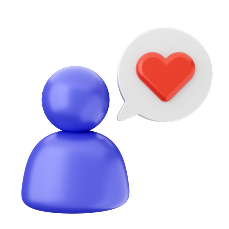 Love Message  3D Icon