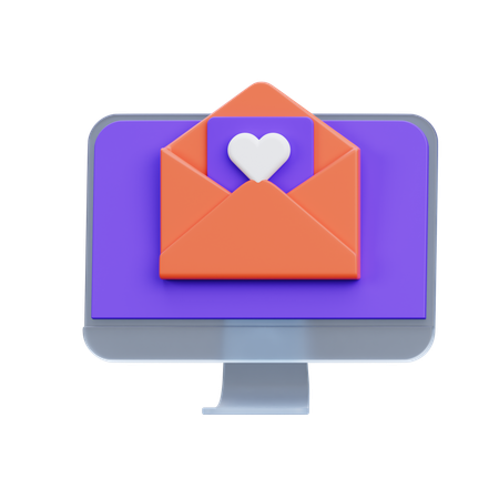 Love Message  3D Icon