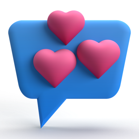 Love Message  3D Icon