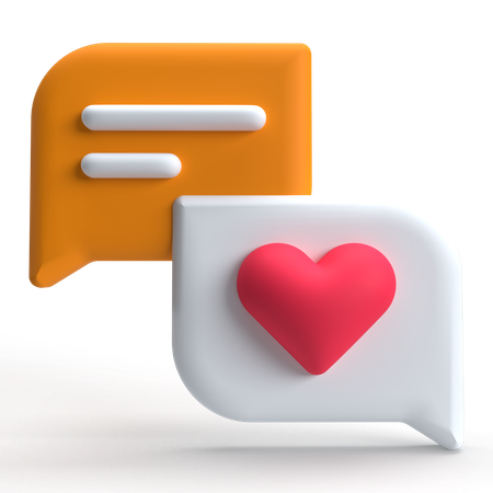 Love Message  3D Icon