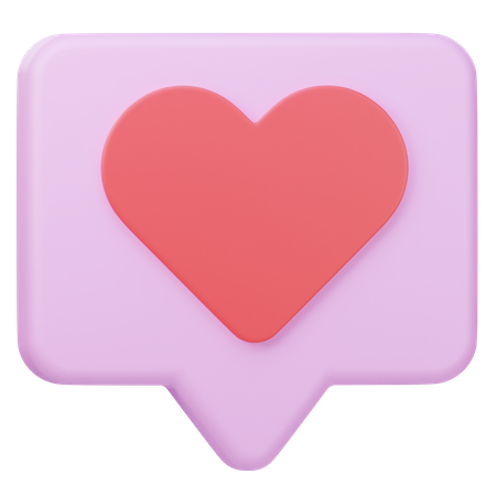 Love message  3D Icon