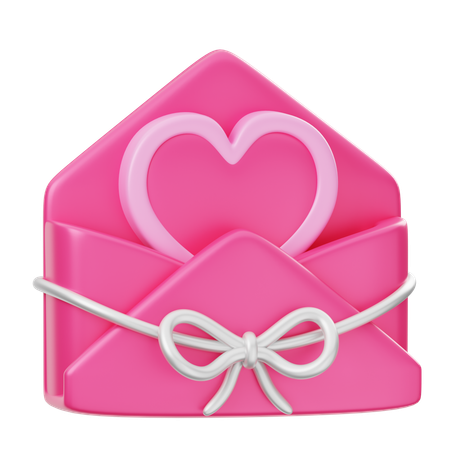 Love Message  3D Icon