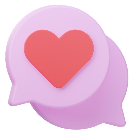 Love message  3D Icon