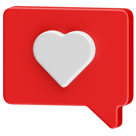 Love Message  3D Icon