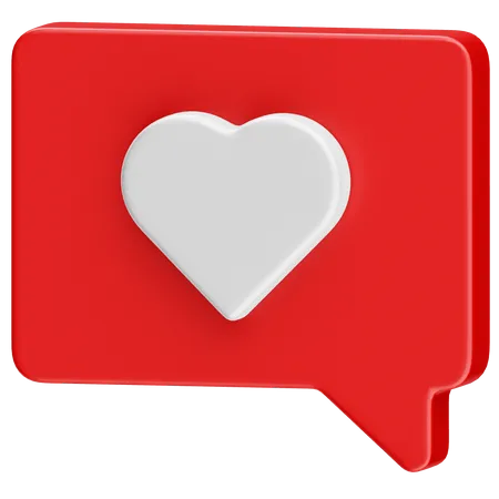 Love Message  3D Icon