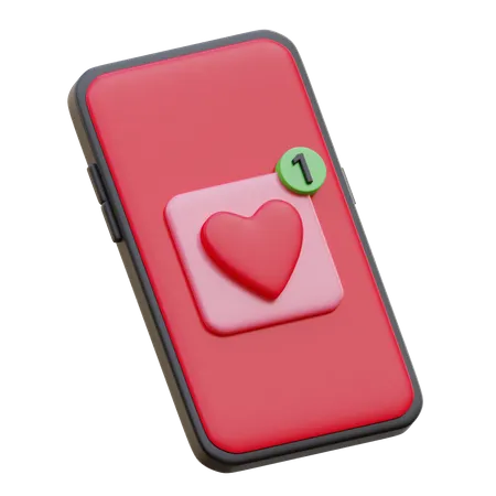 Love Message  3D Icon