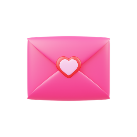 Love Message  3D Icon