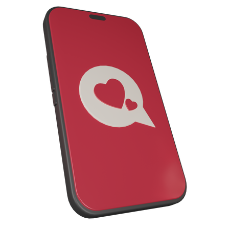 Love Message  3D Icon