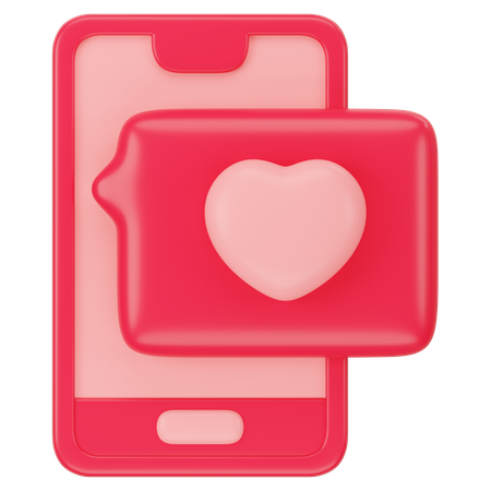 Love Message  3D Icon