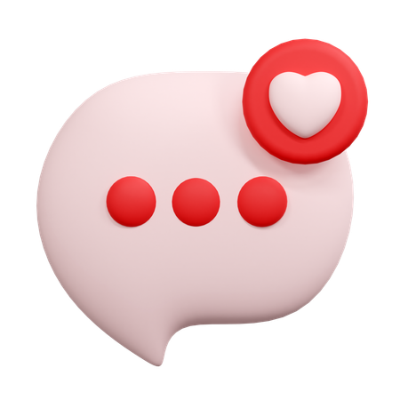 Love message  3D Icon